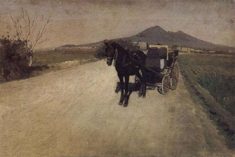Gustave Caillebotte Road oil painting image
